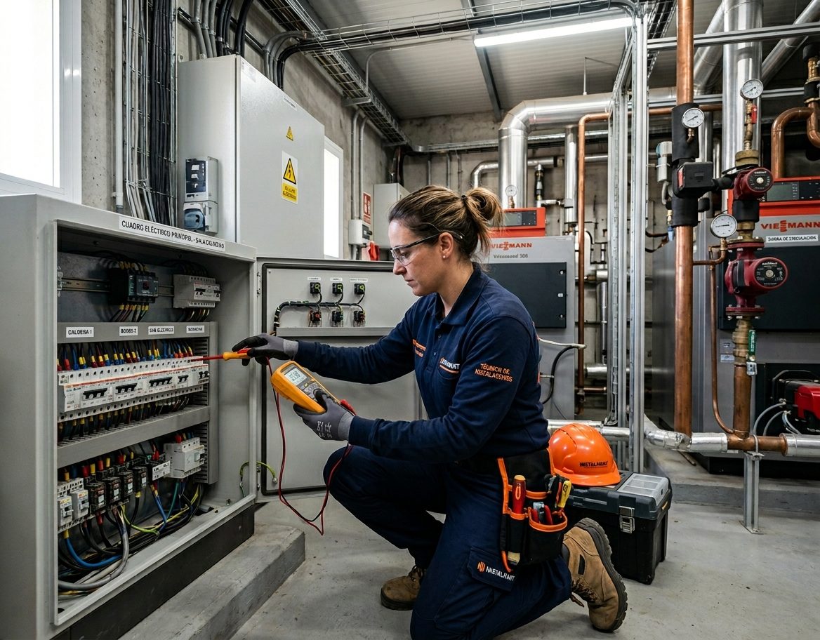 Técnico de Instalmant en sala técnica